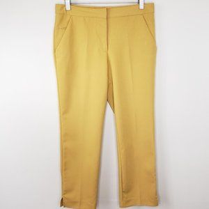 Jules & Leopold | Mustard Cropped Trouser Pants | Size 8